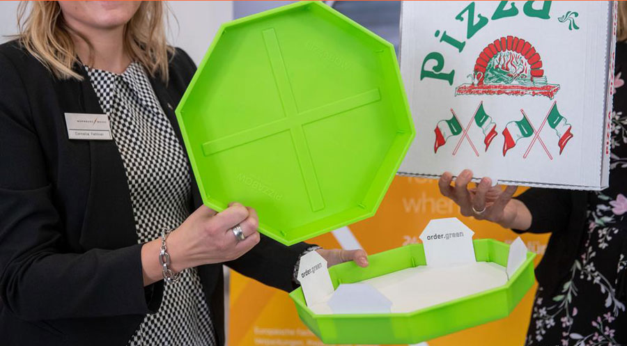 В Германии представили многоразовую коробку для доставки пиццы (фото)